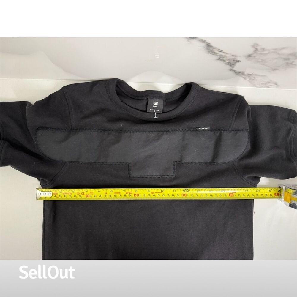 G-Star Raw Women's Black T-Shirt Dress Mesh Panel Short Sleeve S View 5